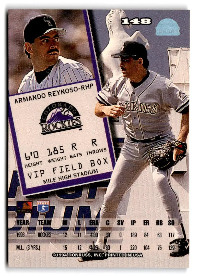 1994 Leaf #148 Armando Reynoso - Baseball Card Single