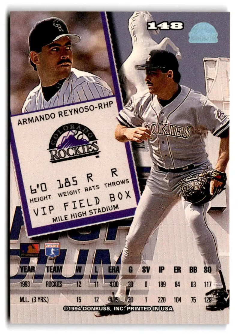 1994 Leaf #148 Armando Reynoso - Baseball Card Single