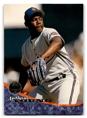 Anthony Young baseball card from 1994 Leaf #74 featuring Anthony Young baseball player