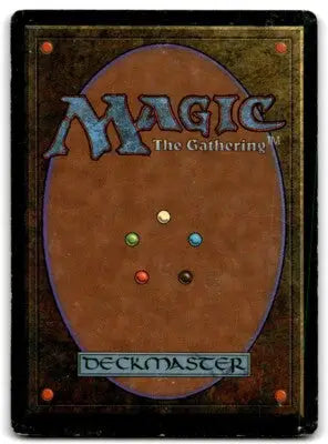 Magic The Gathering card back from Fallen Empires set, text-align center display