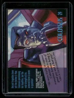 1994 Marvel Masterpieces Colossus #24 - Marvel Card Single
