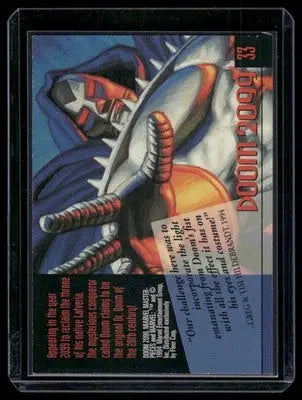 1994 Marvel Masterpieces Doom 2099 #33 - Marvel Card Single