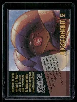 1994 Marvel Masterpieces Juggernaut #59 - Marvel Card Single