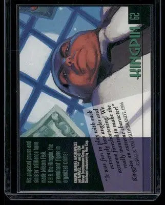 1994 Marvel Masterpieces Kingpin #32 - Marvel Card Single