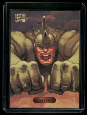 1994 Marvel Masterpieces Rhino #100 - Marvel Card Single