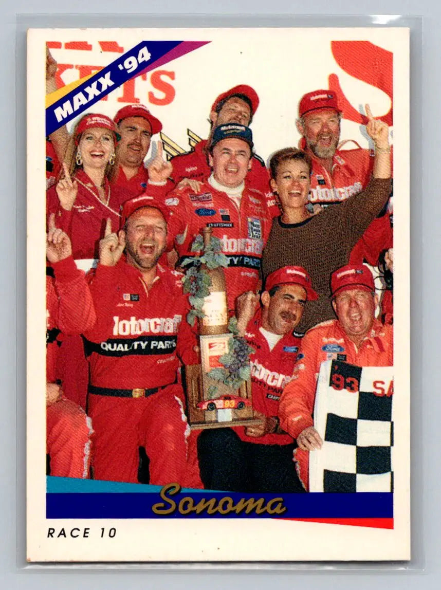 1994 Maxx #216 Sonoma Geoff Bodine Racing - Racing Card Single