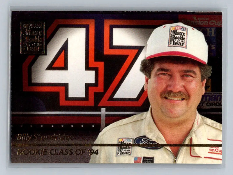 1994 Maxx #9 Billy Standridge Rookie Class of ’94 Standridge Motorsports - Racing Card Single