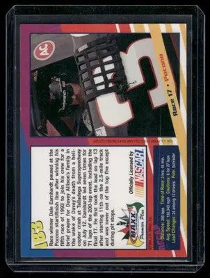 1994 Maxx Premier Plus Dale Earnhardt #183 Auto Racing - Racing Card Single