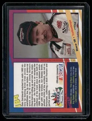 1994 Maxx Premier Plus Dale Earnhardt #184 Auto Racing - Racing Card Single
