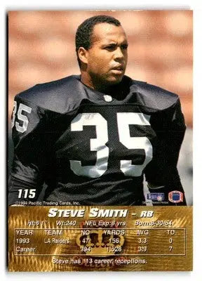 1994 Pacific #115 Steve Smith - Football Card Single