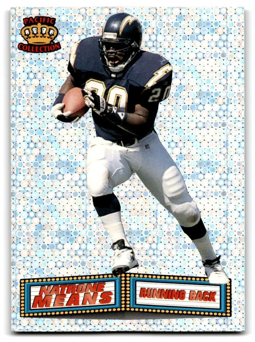1994 Pacific #18 Natrone Means Marquee Prisms - Football Card Single