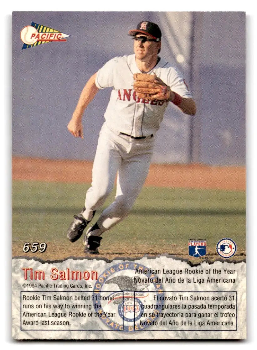 1994 Pacific #659 Tim Salmon - Baseball Card Single