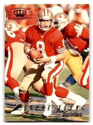 1994 Pacific Football Steve Young #45 San Francisco 49ers - Football Card Single