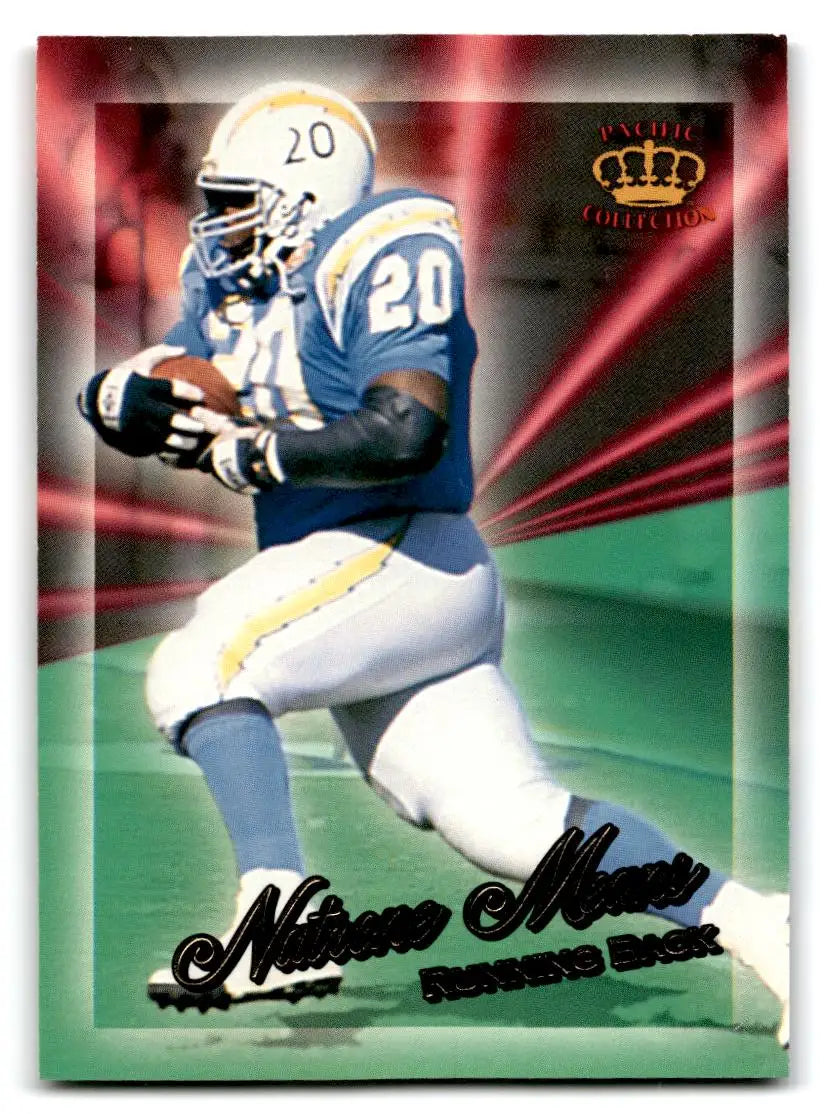 1994 Pacific Triple Folders #34 Natrone Means Rookies and Stars - Football Card Single