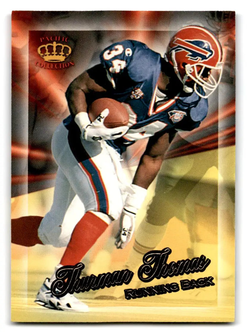 1994 Pacific Triple Folders #4 Thurman Thomas Rookies and Stars - Football Card Single