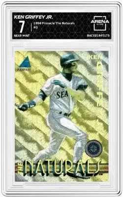 Graded Pennacle Ken Griffey Jr baseball card 1994 Pinnacle Ken Griffey The Naturals