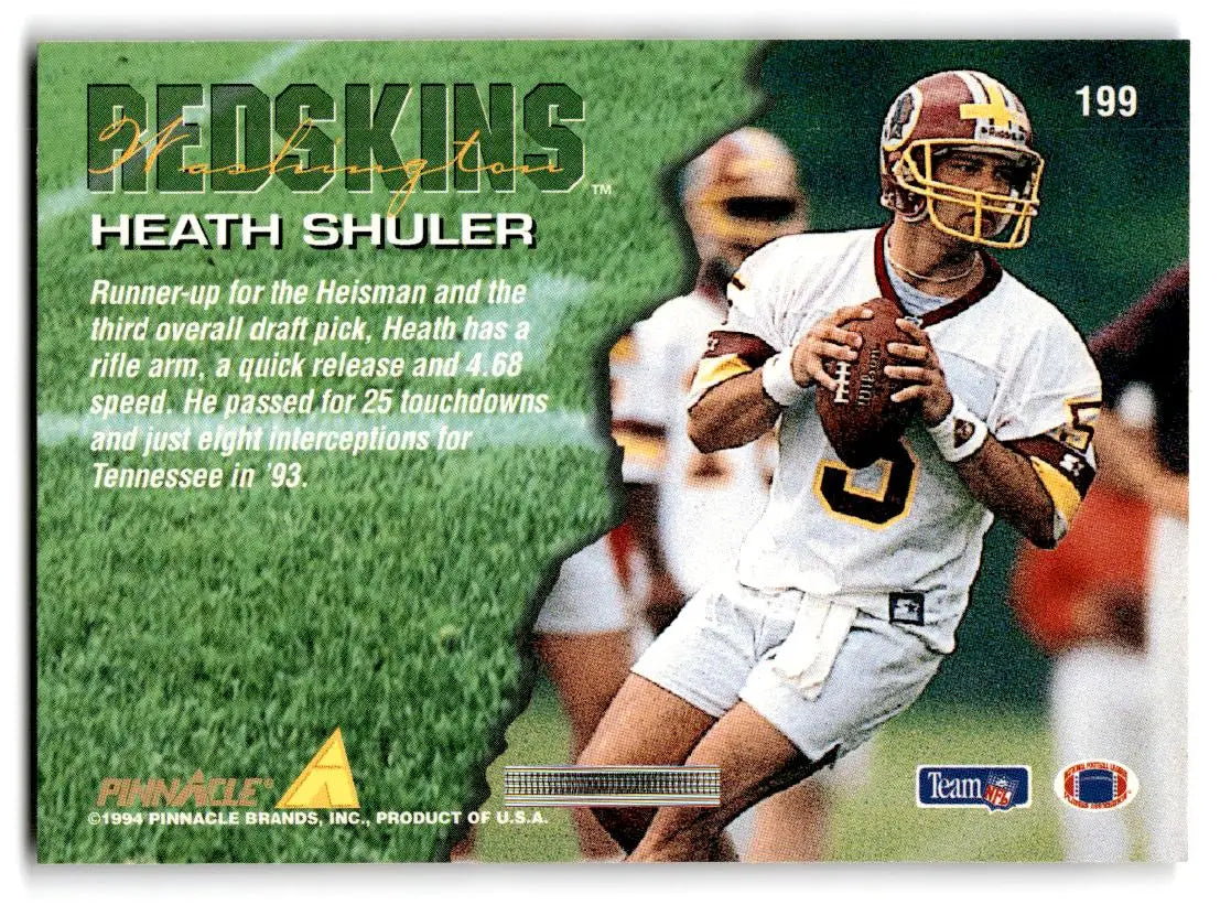 1994 Pinnacle #199 Heath Shuler - Football Card Single