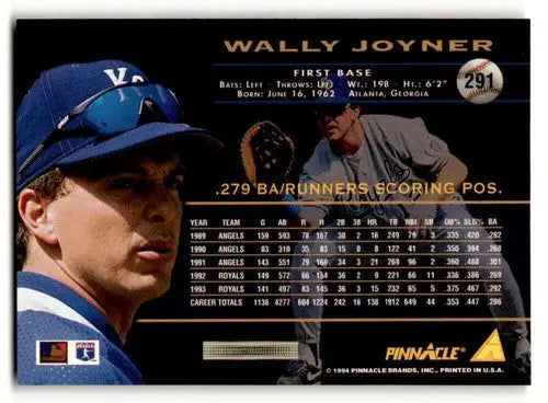 1994 Pinnacle #291 Wally Joyner NM ID:47255 - Baseball Card Single