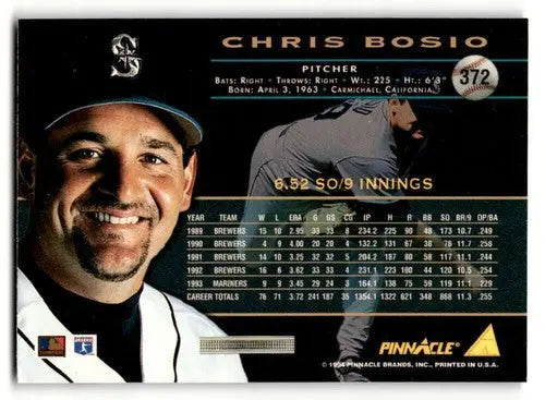 1994 Pinnacle #372 Chris Bosio NM ID:47272 - Baseball Card Single