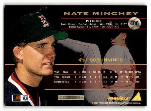 1994 Pinnacle #406 Nate Minchey NM ID:47275 - Baseball Card Single