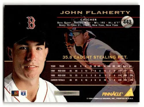 1994 Pinnacle #443 John Flaherty NM ID:47259 - Baseball Card Single