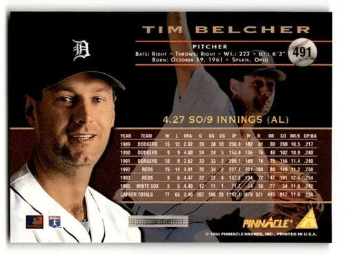 1994 Pinnacle #491 Tim Belcher NM ID:47251 - Baseball Card Single