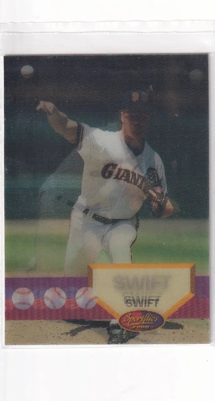 1994 PINNACLE #54 BILL SWIFT SPORTFLICS HOLOGRAM- SAN FRANCISCO GIANTS