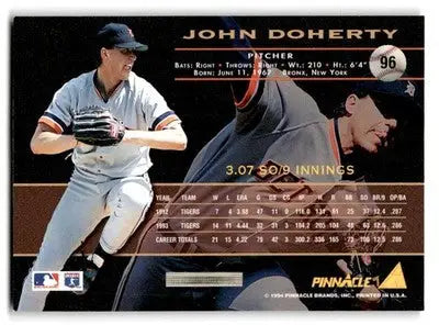 1994 Pinnacle #96 John Doherty - Baseball Card Single