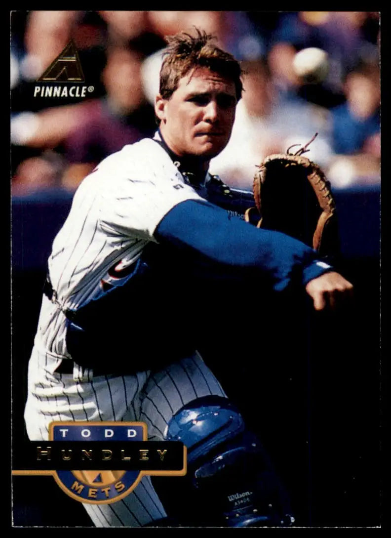 1994 Pinnacle Todd Hundley 155 New York Mets NM - Baseball Card Single