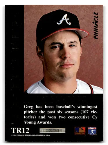 1994 Pinnacle Tribute #12 Greg Maddux NM-MT Braves ID:72423 - Baseball Card Single