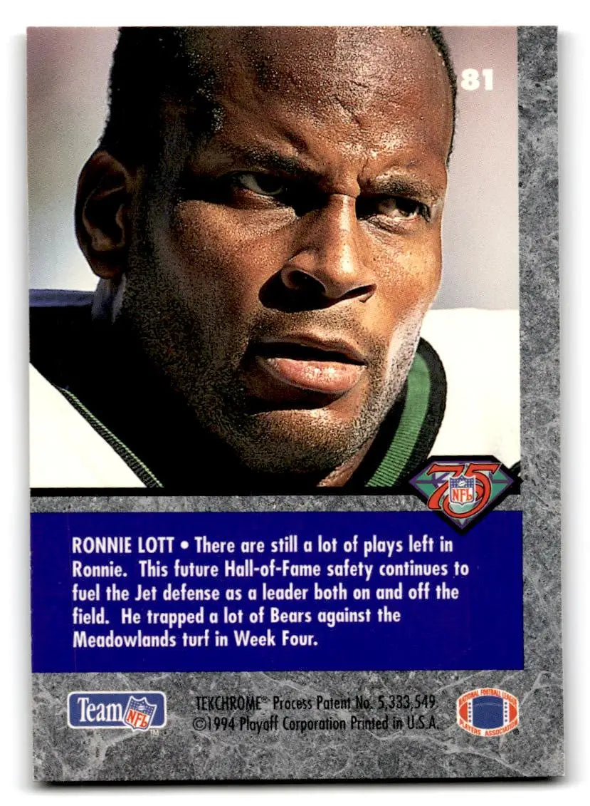 1994 Playoff Contenders #81 Ronnie Lott - Football Card Single