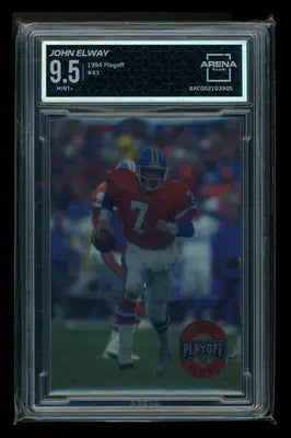 1994 Playoff John Elway #43 Football Arena Club 9.5