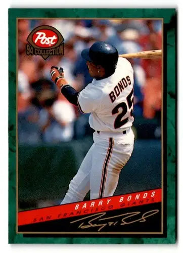 1994 Post Cereal #11 Barry Bonds NM ID:48678 - Baseball Card Single