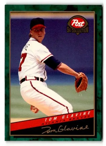 1994 Post Cereal #16 Tom Glavine NM ID:48683 - Baseball Card Single