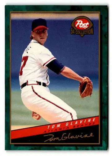 1994 Post Cereal #16 Tom Glavine NM ID:48713 - Baseball Card Single