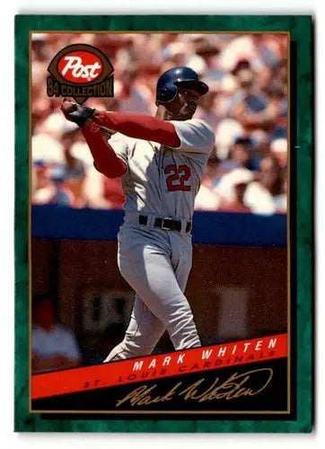 1994 Post Cereal #19 Mark Whiten NM ID:48716 - Baseball Card Single