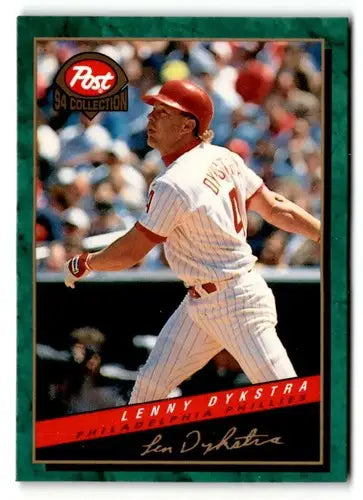 1994 Post Cereal #20 Lenny Dykstra NM ID:48687 - Baseball Card Single