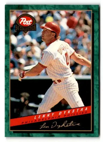 1994 Post Cereal #20 Lenny Dykstra NM ID:48746 - Baseball Card Single