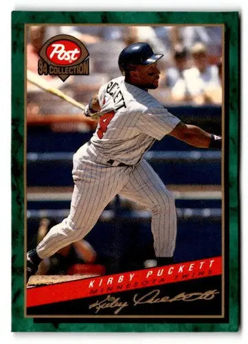 1994 Post Cereal #4 Kirby Puckett NM ID:48671 - Baseball Card Single