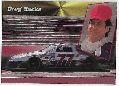 Original gloss Greg Sacks racing card from 1994 Power #114 by Simply Sandoval