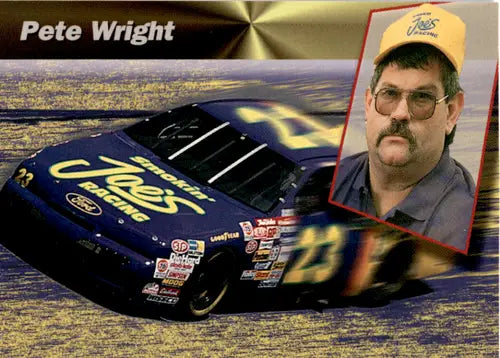 NASCAR racing card featuring Pete Wright from 1994 Power series with original gloss