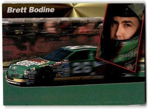 Original gloss Brett Bodine racing card from 1994 Power #77 displayed by Simply Sandoval