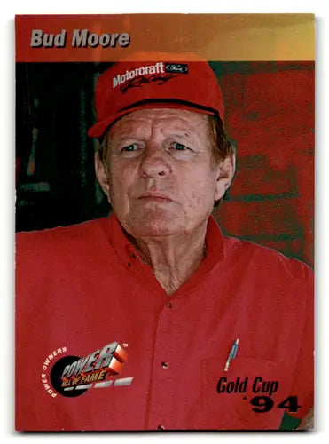 Original gloss Power Gold Cup trading card of Walter Bud Moore from 1994