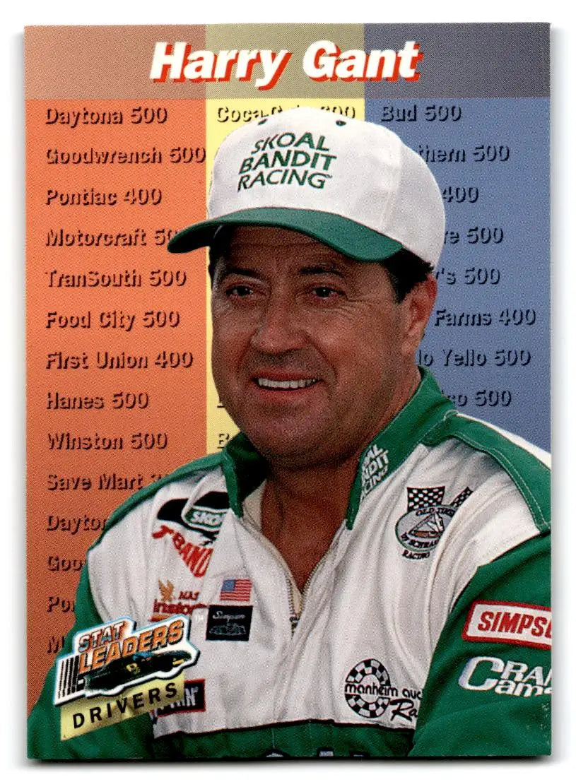 1994 Power #SL43 Harry Gant - Racing Card Single