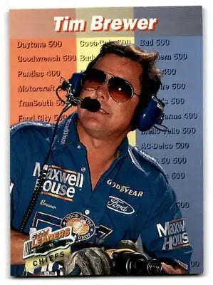 Tim Brewer racing card from 1994 Power #SL49 featuring SL49 Tim Brewer design