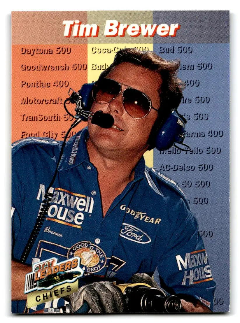 1994 Power #SL49 Tim Brewer - Racing Card Single