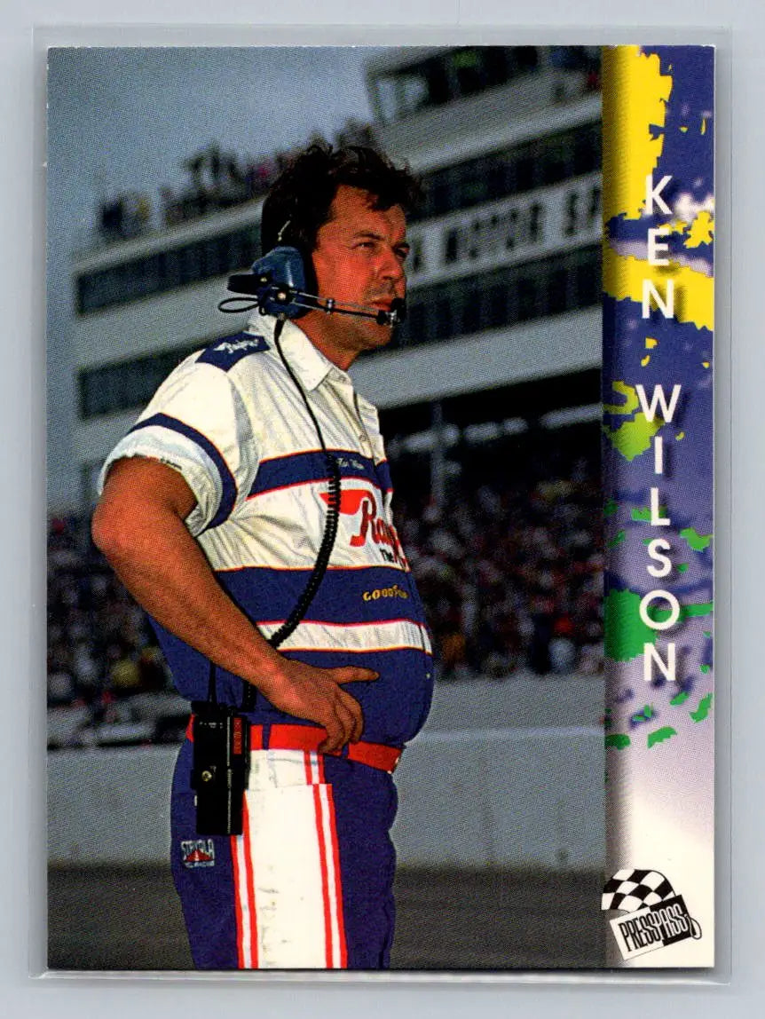 1994 Press Pass #106 Ken Wilson Stavola Brothers Racing - Racing Card Single