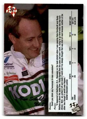 1994 Press Pass #22 Ken Schrader - Racing Card Single