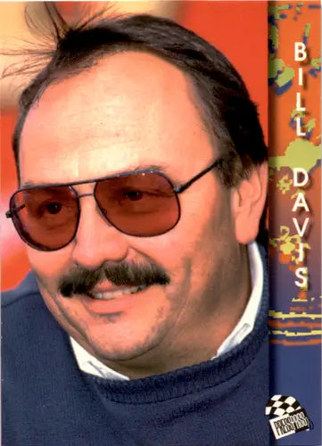 Original gloss Press Pass featuring a man with aviator sunglasses from Simply Sandoval