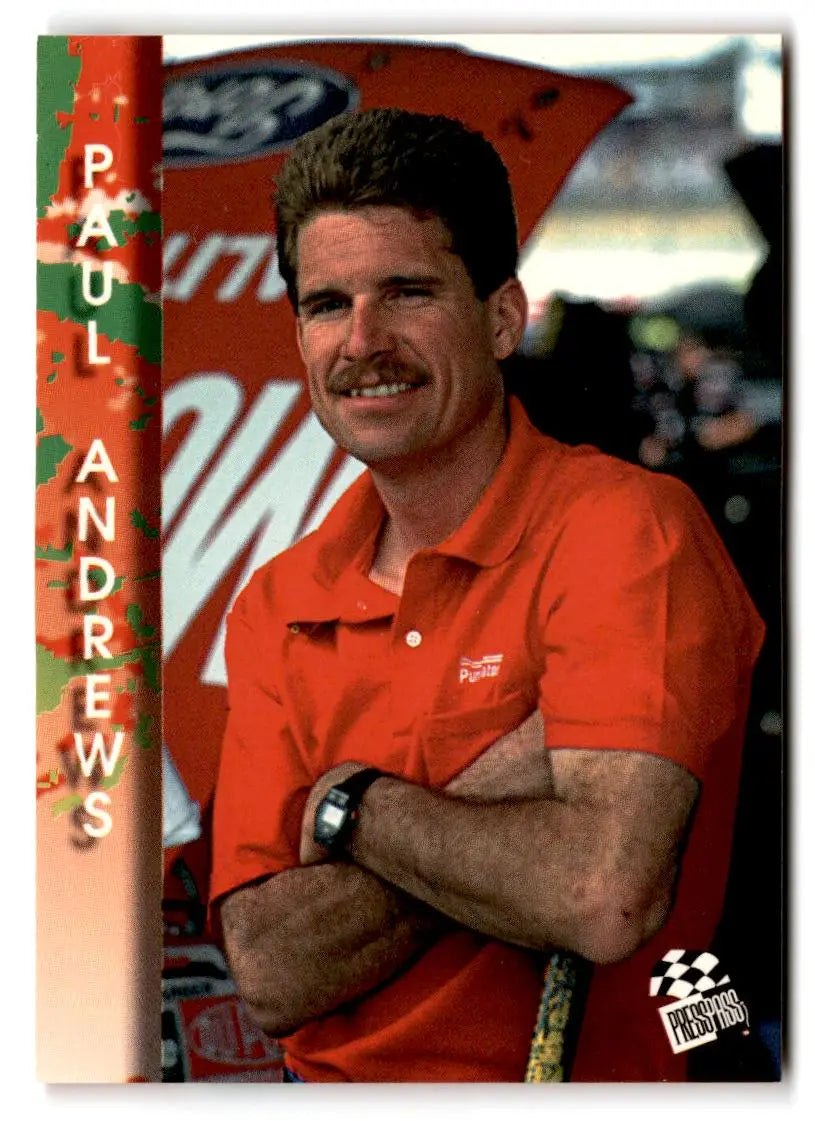 1994 Press Pass #91 Paul Andrews - Racing Card Single